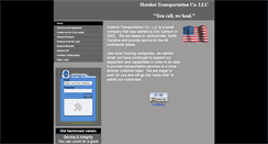 Desktop Screenshot of hotshottransportation.com